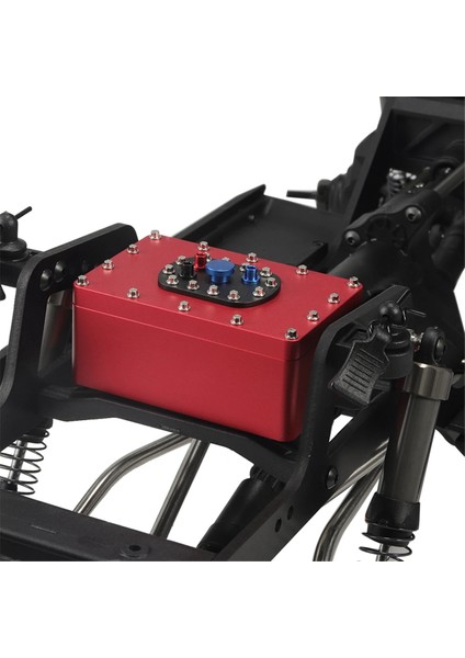 Metal Tırmanma Arabası Alıcı Kutusu Yakıt Tankı 1/10 Rc SCX10 D90 Mavi (Yurt Dışından) modelleri