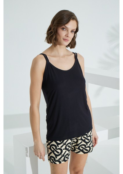 Bambu Ip Askılı Yazlık Kadın Şort Takım 70011 fiyatları