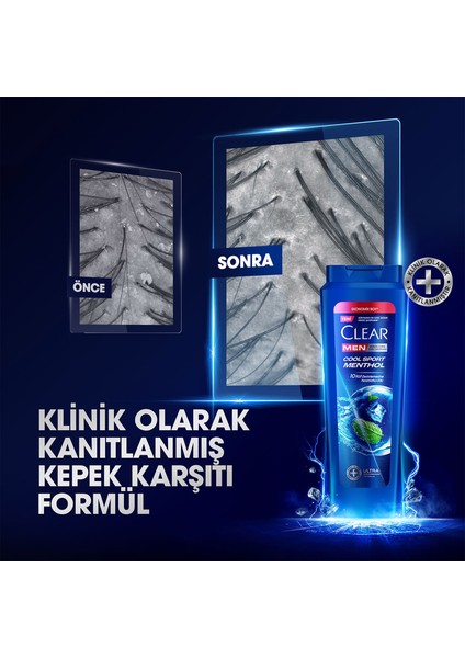 Men Kepeğe Karşı Etkili Şampuan Cool Sport Menthol 600 ml x3 fırsatları