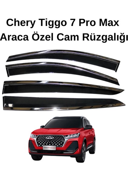 Chery Tiggo 7 Pro Max Araca Özel Cam Rüzgarlık Siyah