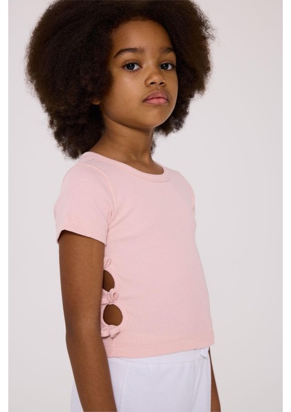 Bg Store Kız Çocuk Pembe Tshirt