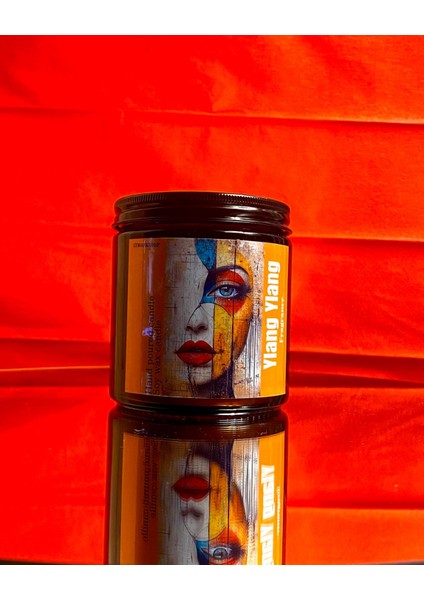 Art Ylang Ylang Fragrance: Hediyelik Egzotik ve Büyüleyici Kokulu Lüks Dekoratif Mum 🌿✨ modelleri