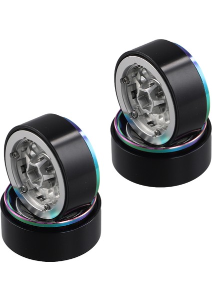 Rc Paletli Araba Axial TRX4M SCX24 Için Tekerlek Göbeği Jantları, Siyah ve Çok Renkli (Yurt Dışından) modelleri