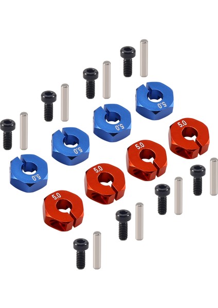 Alüminyum 5mm Kalınlık Tekerlek Altıgen 12MM Tahrik Göbeği Pimli Vidalar (Yurt Dışından) modelleri