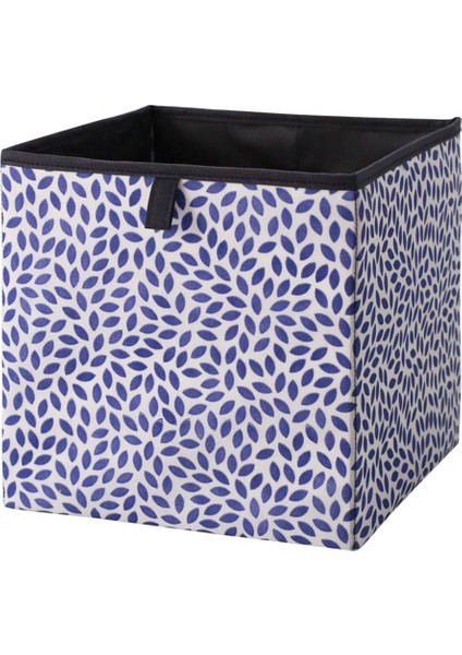 Yaprak Lacivert Dolap Içi Çamaşır Oyuncak Düzenleyici Saklama Kutusu Organizer 28x28x28 modelleri