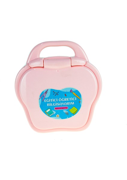 Oyuncak Mini Laptop Eğitici Öğretici Bilgisayarım Türkçe Pembe