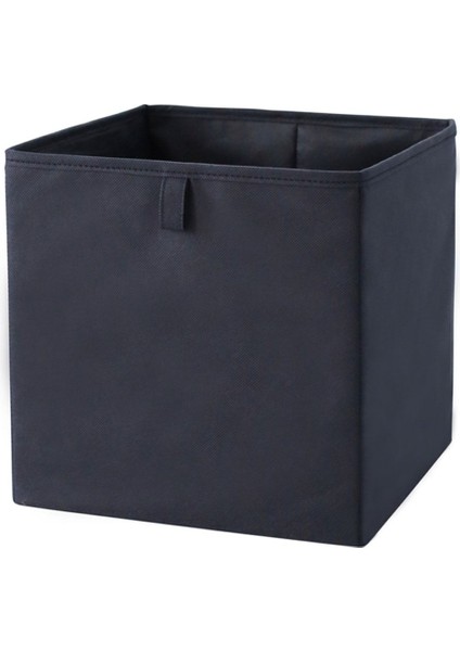 Lacivert Dolap Içi Çamaşır Oyuncak Düzenleyici Katlanır Saklama Kutusu Organizer 28x28x28 fırsatları