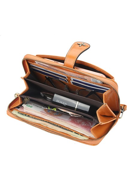Bayan Cüzdan Uzun Çok Fonksiyonlu Fermuarlı Cep Telefonu Çantası Toka Kadın Çanta Kart Tutucu (Yurt Dışından) fırsatları
