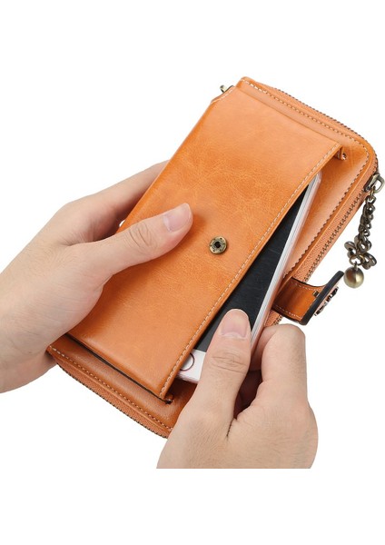 Bayan Cüzdan Uzun Çok Fonksiyonlu Fermuarlı Cep Telefonu Çantası Toka Kadın Çanta Kart Tutucu (Yurt Dışından) modelleri