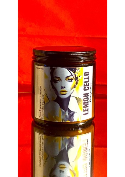 art Lemon Cello Fragrance: Hediyelik Ferahlatıcı Limon Kokulu Lüks Dekoratif Mum 🍋✨ fiyatları