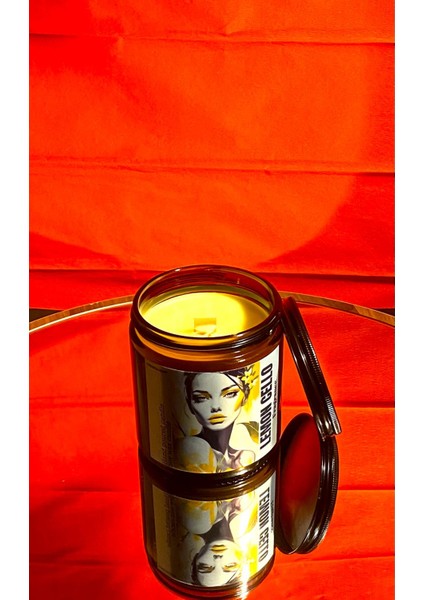 art Lemon Cello Fragrance: Hediyelik Ferahlatıcı Limon Kokulu Lüks Dekoratif Mum 🍋✨ fırsatları