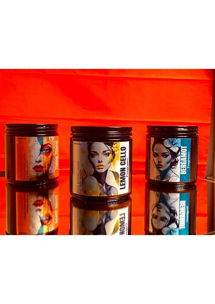 art Lemon Cello Fragrance: Hediyelik Ferahlatıcı Limon Kokulu Lüks Dekoratif Mum 🍋✨ indirimleri