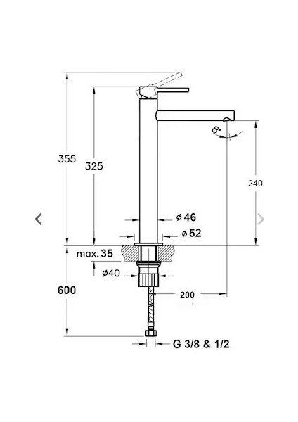 Poli Kristal Çanak Lavabo Bataryası (Rose) fiyatları