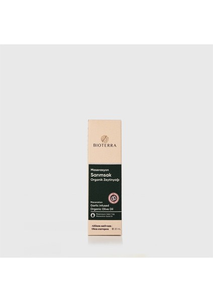Sarımsak Yağı Organik Zeytinyağlı 20 ml