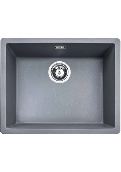 Granit Eviye Tek Gözlü Alttan Yapışma 55*45,5 (Antrasit)