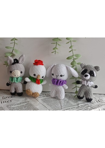 Amigurumi Minik Sevimli Hayvan Oyuncaklar