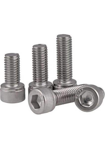 M/8X25 Imbus Civata Inox Paslanmaz 10 Adet