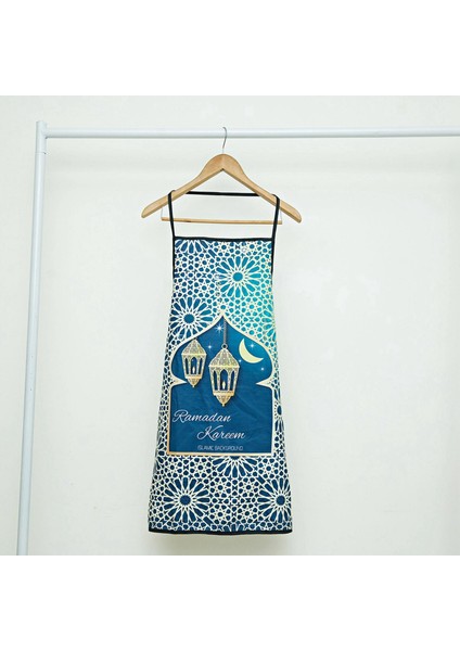 Eid Mubarak Mutfak Önlük Yağı Mutfak I Açık Kamp Mavi (Yurt Dışından) modelleri