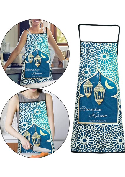 Eid Mubarak Mutfak Önlük Yağı Mutfak I Açık Kamp Mavi (Yurt Dışından) indirimleri