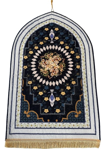 Dua Battaniye Halı Mat Dekorasyon Battaniyesi, Portable Collecable Oturma Odası Için Püskül ile Odası Hediyeleri (Yurt Dışından)