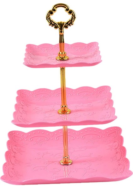 Cupcake Stand Cake Stand 3 Tier Tepsisi Duş Partisi Cadılar I Altın (Yurt Dışından)