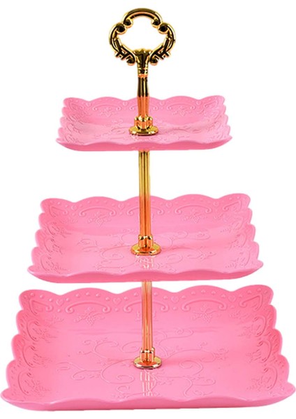 Cupcake Stand Cake Stand 3 Tier Tepsisi Duş Partisi Cadılar I Altın (Yurt Dışından)