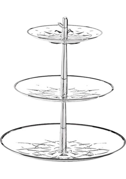 Pasta Standı Tepsisi 3 Katman Tepsisi Şeffaf (Yurt Dışından) fiyatları