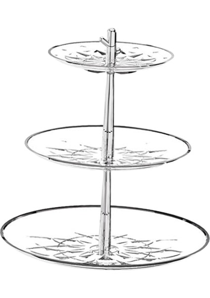 Pasta Standı Tepsisi 3 Katman Tepsisi Şeffaf (Yurt Dışından) modelleri