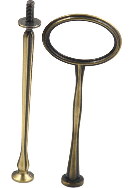 Kek Stand Tutar Yuvarlak Donanım Çubuk Stand 2 Katman Kek Cupcake Tepsisi (Yurt Dışından) fırsatları