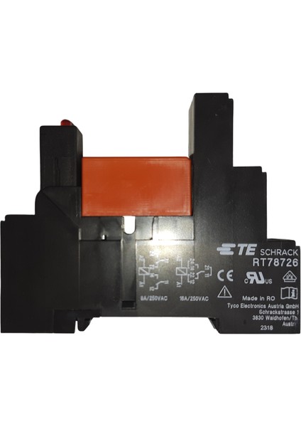 RT424060 RT78726 PTML0110 Relay: Pcb Solder Type: 8-Pın: Dpdt: 8A: 60 Vdc Socket: Dın Raıl/surface M.: 8-Pın Koruma Diyotlu Lled Modul: Lm-20 48-110VDC