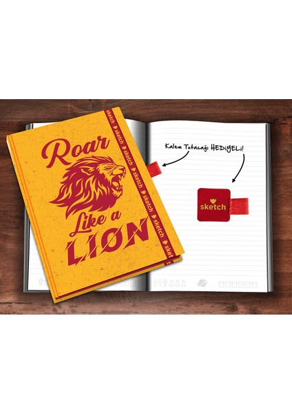 13x21 Sert Kapak Defter Çizgili Tarihsiz Not Defteri