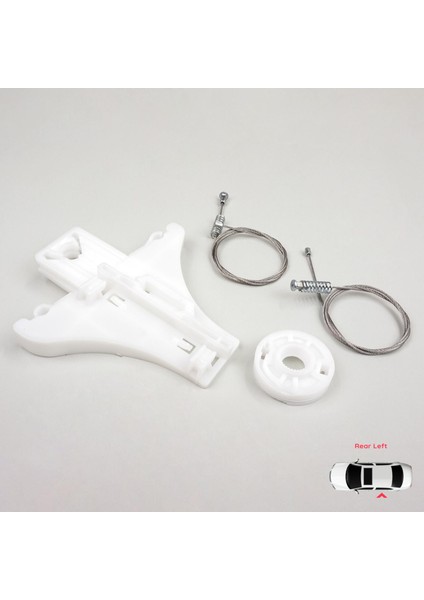 VW Passat B5 B5.5 3B 3BG Skoda Superb MK1 3U 3B5839461 İçin Sol Arka Cam Kriko Tamir Seti modelleri