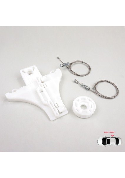 VW Passat B5 B5.5 3B 3BG Skoda Superb MK1 3U 3B5839462 İçin Sağ Arka Cam Kriko Tamir Seti modelleri