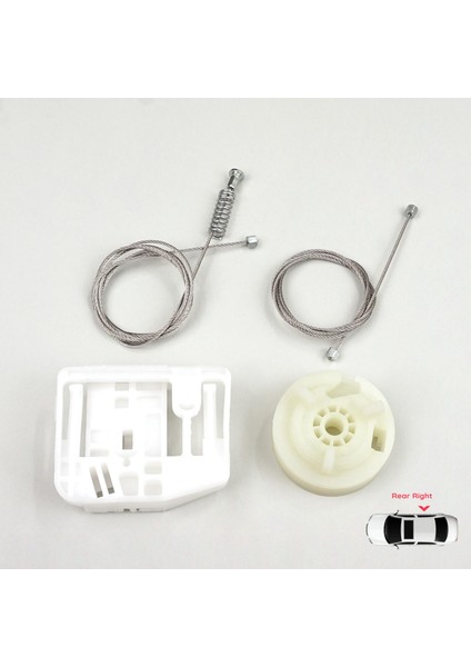 Renault Megane MK2 2002-2008 4/5 Kapı 82000280068 İçin Arka Sağ Kapı Cam Kriko Tamir Seti fiyatları