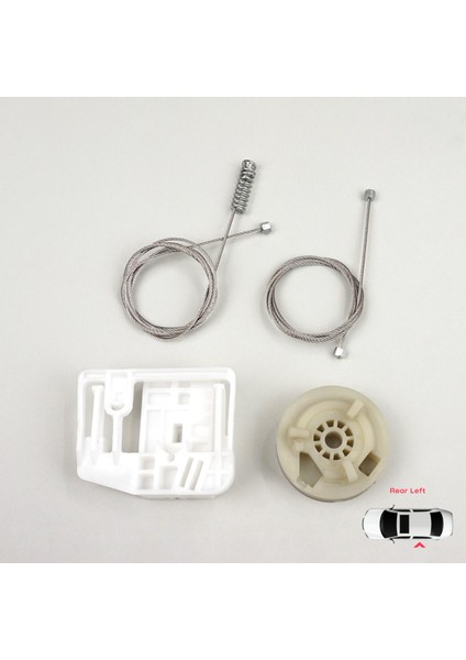 Renault Megane MK2 2002-2008 4/5 Kapı 8200028070 İçin Arka Sol Kapı Cam Kriko Tamir Seti fiyatları