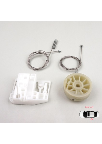 Renault Megane MK2 2002-2008 4/5 Kapı 8200028070 İçin Arka Sol Kapı Cam Kriko Tamir Seti modelleri