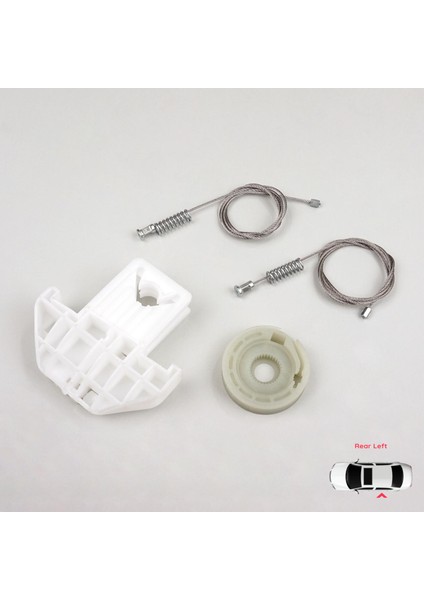 Ford Focus MK1 1998-2005 4/5 Kapı Hatchback Sedan Wagon 1143005 İçin Arka Sol Cam Kriko Tamir Seti fiyatları