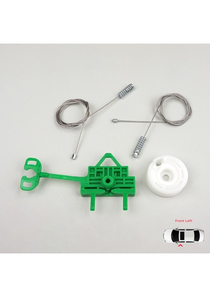 Fiat Linea 323 110 2007-2018 51892561 İçin Elektrikli Ön Sol Kapı Cam Kriko Tamir Seti