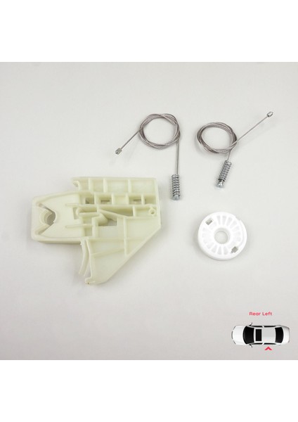 Skoda Octavia MK2 A5 1Z 2004-2013 4/5-Kapı 1Z0839655 İçin Elektrikli Arka Sol Cam Kriko Tamir Seti