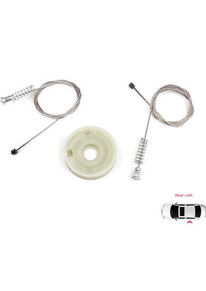 Ford Focus MK1 1998-2005 4/5 Kapı Hatchback Sedan Wagon 1138204 İçin Arka Sol Cam Kriko Tamir Seti