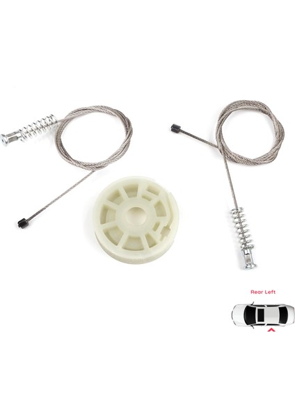 Ford Focus MK1 1998-2005 4/5 Kapı Hatchback Sedan Wagon 1138204 İçin Arka Sol Cam Kriko Tamir Seti fiyatları