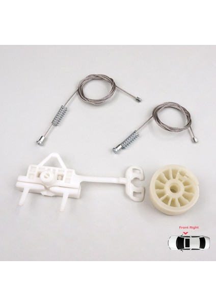 Fiat Punto Grande Evo 3 199 2005-2024 3/5-Kapı 51723315 İçin Elektrikli Ön Sağ Cam Kriko Tamir Seti