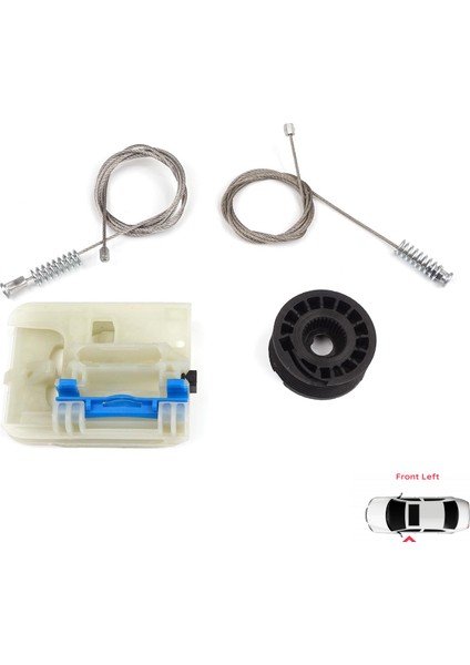 Fiat Egea MK1 356 357 2015-On 4/5 Kapı 52072857 İçin Elektrikli Ön Sol Cam Kriko Tamir Seti