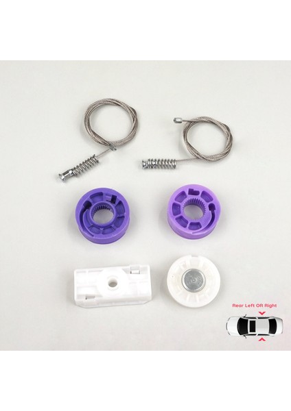 Bentley Continental MK1 GT GTC 3W 393 394 2003-2011 İçin Elektrikli Arka Cam Kriko Tamir Seti