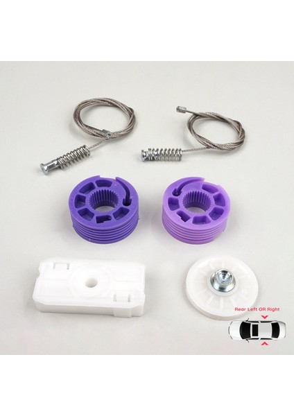 Bentley Continental MK1 GT GTC 3W 393 394 2003-2011 İçin Elektrikli Arka Cam Kriko Tamir Seti