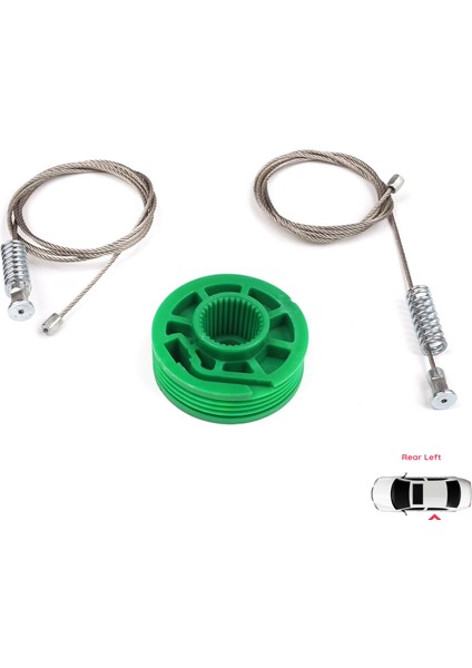 BWR5300 Audi A6 C5 4B 1997-2005 Allroad 4BH 4/5 Kapı 4B0839461 İçin Arka Sol Cam Kriko Tamir Seti modelleri