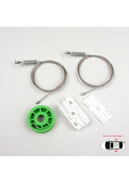 Audi 80 B3 B4 8G 89 1991-2001 Coupe Cabriolet 8G0839729 İçin Elektrikli Arka Cam Kriko Tamir Seti