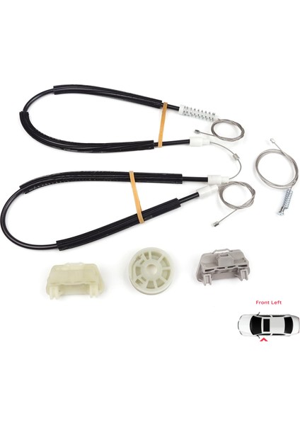 Ford Focus MK1 2000-2007 4/5 Kapı 6S4Z5423201BA İçin Elektrikli Ön Sol Kapı Cam Kriko Tamir Seti