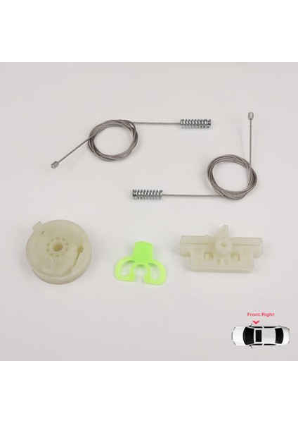 Fiat Punto Grande Evo 3 199 2005-2024 3/5-Kapı 51723315 İçin Elektrikli Ön Sağ Cam Kriko Tamir Seti fiyatları