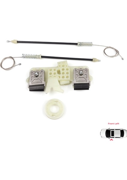 Ford Fiesta MK6 CB1 CCN JA8 JR8 2008-2017 4/5 Kapı 1573811 İçin Elektrikli Ön Sol Cam Kriko Tamir Seti fiyatları